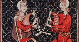 Minijaturni prikaz trubadura