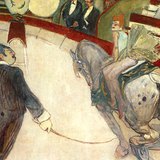 Toulouse-Lautrec - U Cirkusu Fernando, jahačica (1888, Postimpresionizam)