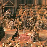 Galileo (gornji lijevi kut) na suđenju pred inkvizicijom