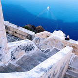 Stepenice na otoku Santorini