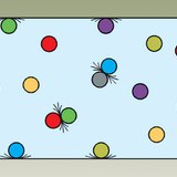 Sudar molekula plina