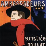 Toulouse-Lautrec: Aristide Bruant, Plakat (1892, Postimpresionizam)