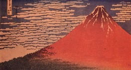 Katsushika Hokusai: Nježni vjetar, vedro jutro (oko 1830)