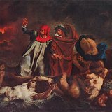 Delacroix - Danteova barka (1822, Romantizam)