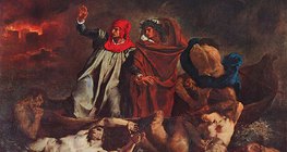 Delacroix - Danteova barka (1822, Romantizam)