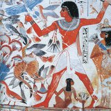 Lov na patkarice (Teba, Egipat, 1400. pr. Kr.)