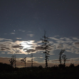 Mjesečev prsten s Mliječnim putem i Jupiterom
