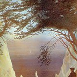 Friedrich: Stijene krednjaka na Rügenu (1818, Romantika)