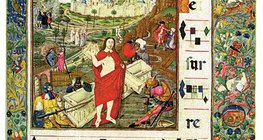 Slika sa zapisom gregorijanskog napjeva