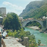 Mostar i poznati stari most, Bosna i Hercegovina