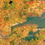 Satelitska snimka estuarija Temze