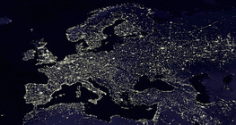 Satelitska snimka Europe noću