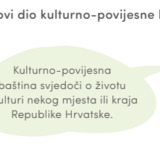 Zadatak - kulturno-povijesna baština II
