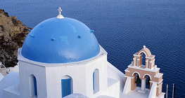 Crkva na otoku Santorini