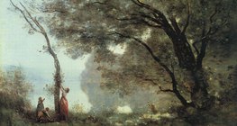 Corot: Sjećanje na Mortefontaine (1864., Realizam)