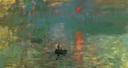 Claude Monet: Impression, Izlazak sunca (1872, impresionizam)