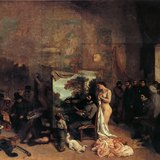 Gustave Courbet: Umjetnički studio (1855., Realizam)