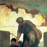 Daumier - Pralja (1863.–1864., Realizam)