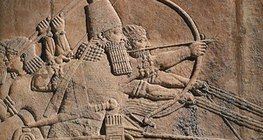 Asurbanipal u lovu na lavove (Niniva, Mezopotamija, 650. pr. Kr.)