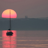 Zalazak sunca iznad jezera Balaton