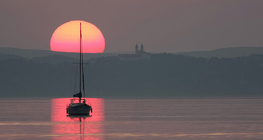 Zalazak sunca iznad jezera Balaton