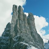 Istrošene stijene u Dolomitima