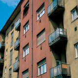 Ispušni otvori plinskih grijača na zidu