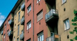 Ispušni otvori plinskih grijača na zidu