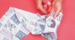 Izrada slike od tkanine - 2. korak