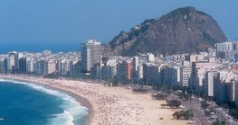 Copacabana, poznata plaža u Rio de Janeiru