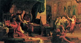 Bertalan Székely: Kralj László V. i Ulrik Cillei