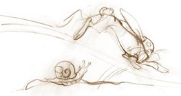 Puž je spor, zec je brz