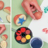 Izrada štambilja od krumpira