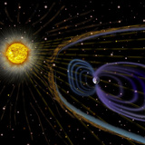 Djelovanje sunčevog vjetra na Zemljino magnetsko polje