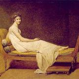 Jacques-Louis David - Portret Madame Récamier
