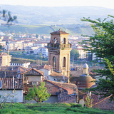 Pogled na mali toskanski grad