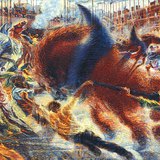 Umberto Boccioni - Grad se uzdiže (1911-1912, Futurizam)