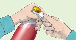 Paper bottle opener
